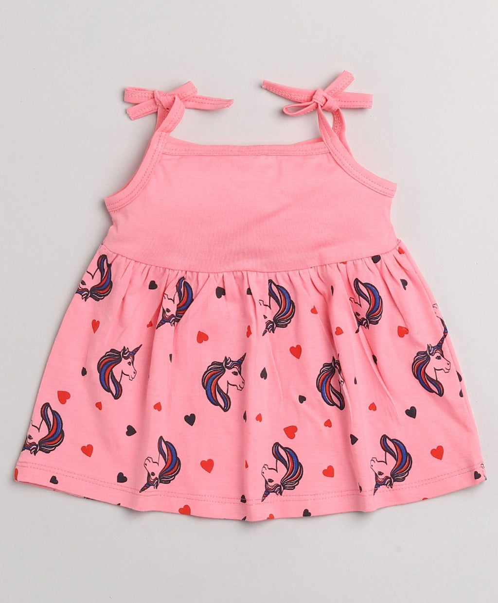 Mars Infiniti Baby Girls Casual Top Panty (Pink_Green_Blue)