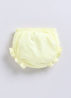 Mars Infiniti Baby Girls Casual Dress Panty (Lemon Yellow)