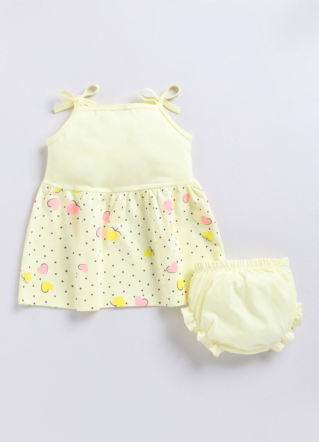 Mars Infiniti Baby Girls Casual Dress Panty (Lemon Yellow)