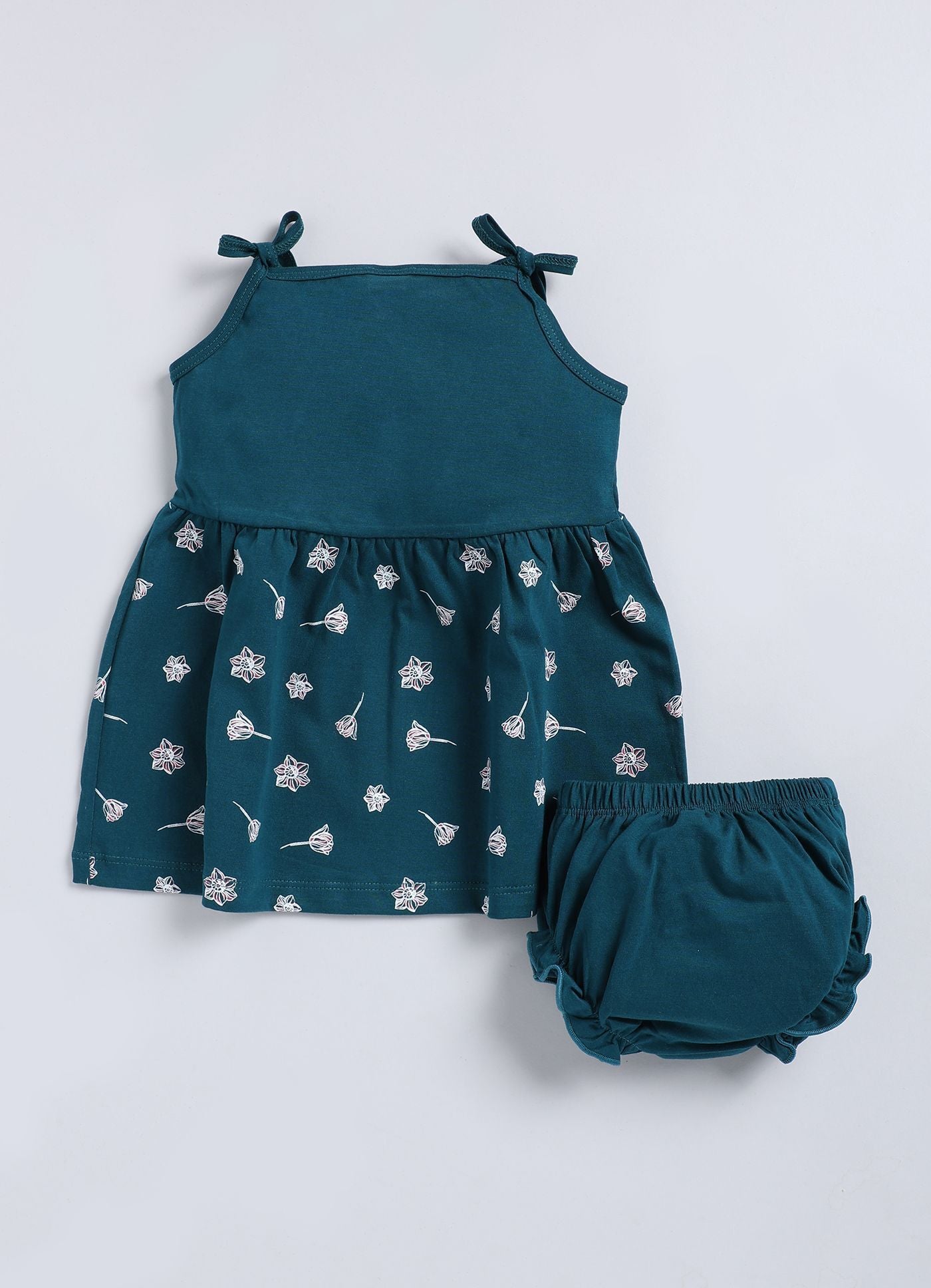 Mars Infiniti Baby Girls Casual Dress Panty (Dark Green)