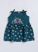 Mars Infiniti Baby Girls Casual Dress Panty (Dark Green)