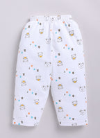 Mars Infiniti Baby Boys & Baby Girls Casual T-shirt Pant (Blue, White)