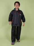 Mars Infiniti Solid Raincoat and Pant Set, Black, Pack of 1, Polyester Raincoat