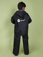 Mars Infiniti Solid Raincoat and Pant Set, Black, Pack of 1, Polyester Raincoat
