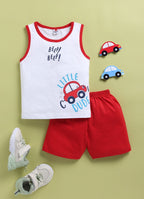 Mars Infiniti Baby Boys & Baby Girls Casual T-shirt Shorts (White, Red, Green, Blue)