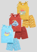 Mars Infiniti Baby Boys & Baby Girls Casual Vest Shorts (Red, Sky Blue, Yellow)