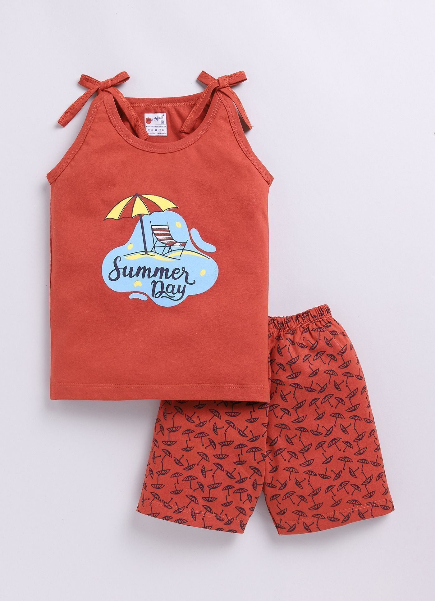 Mars Infiniti Baby Boys & Baby Girls Casual Vest Shorts (Red, Sky Blue, Yellow)