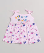 Mars Infiniti Baby Girls Casual Dress Panty (Baby Pink)