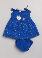 Mars Infiniti Baby Girls Casual Dress Panty (Blue)