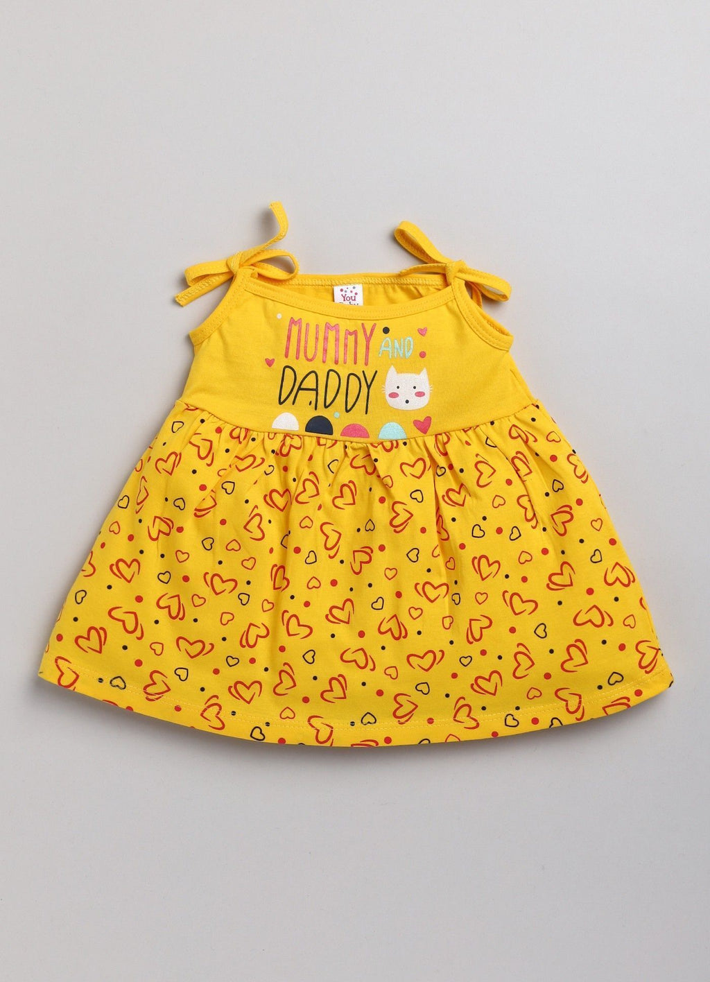 Mars Infiniti Baby Girls Casual Dress Panty (Yellow)