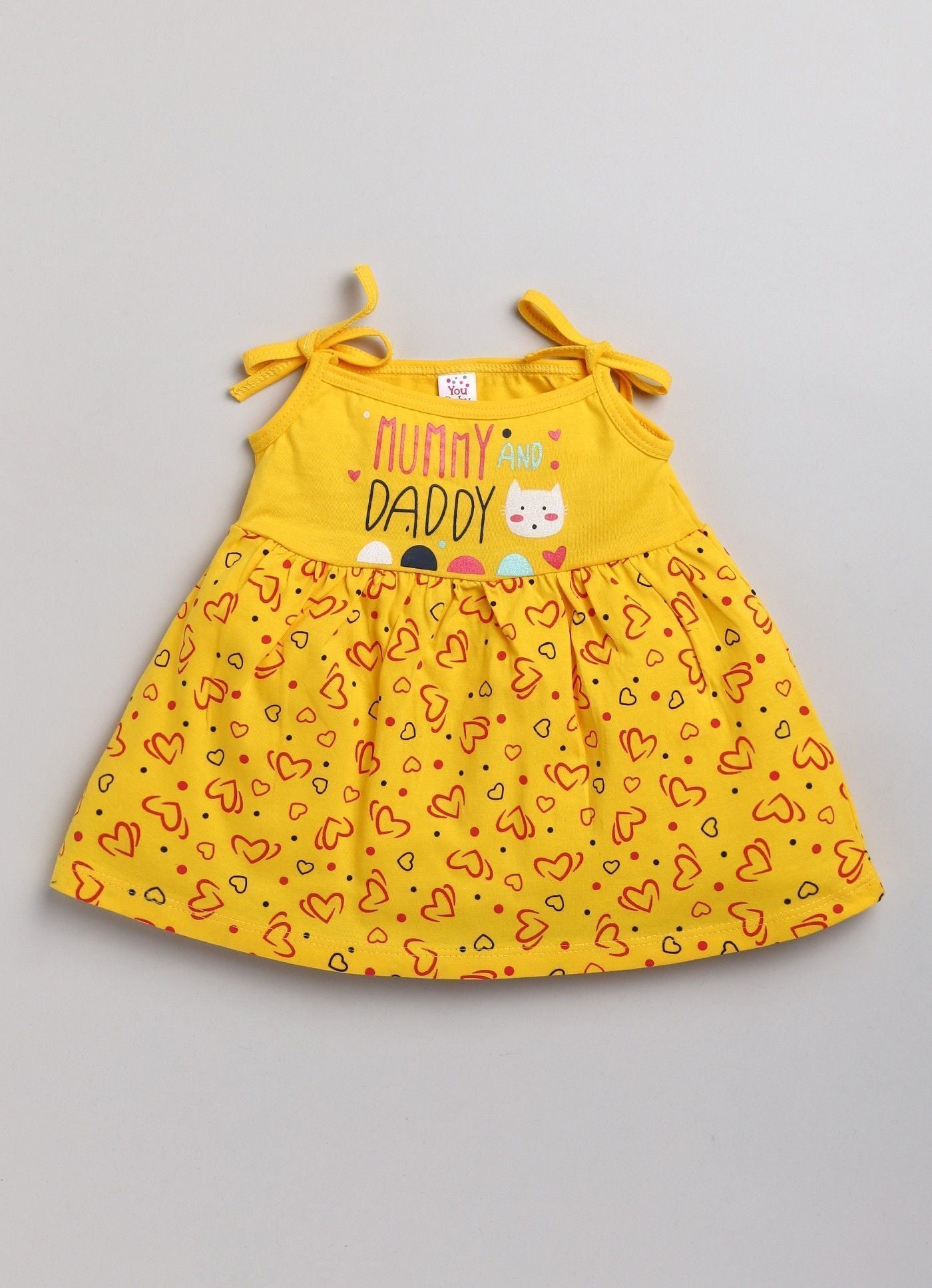 Mars Infiniti Baby Girls Casual Dress Panty (Yellow)