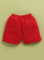 Mars Infiniti Baby Boys & Baby Girls Casual T-shirt Shorts (Red, White)