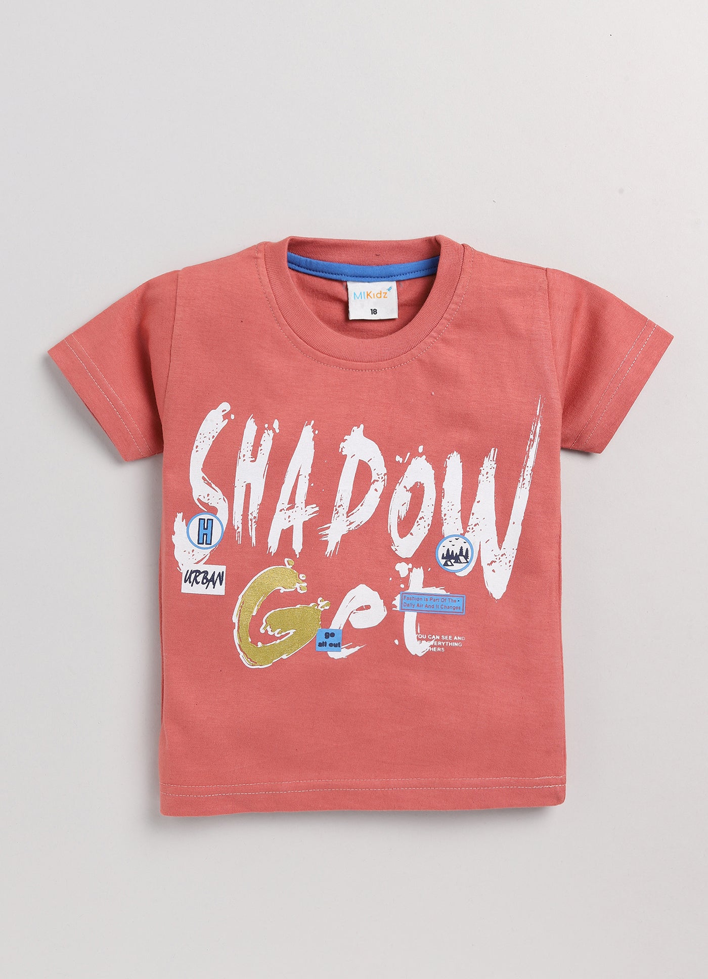 Mars Infiniti Boys & Girls Graphic Print Pure Cotton Regular T Shirt - Pack of 5