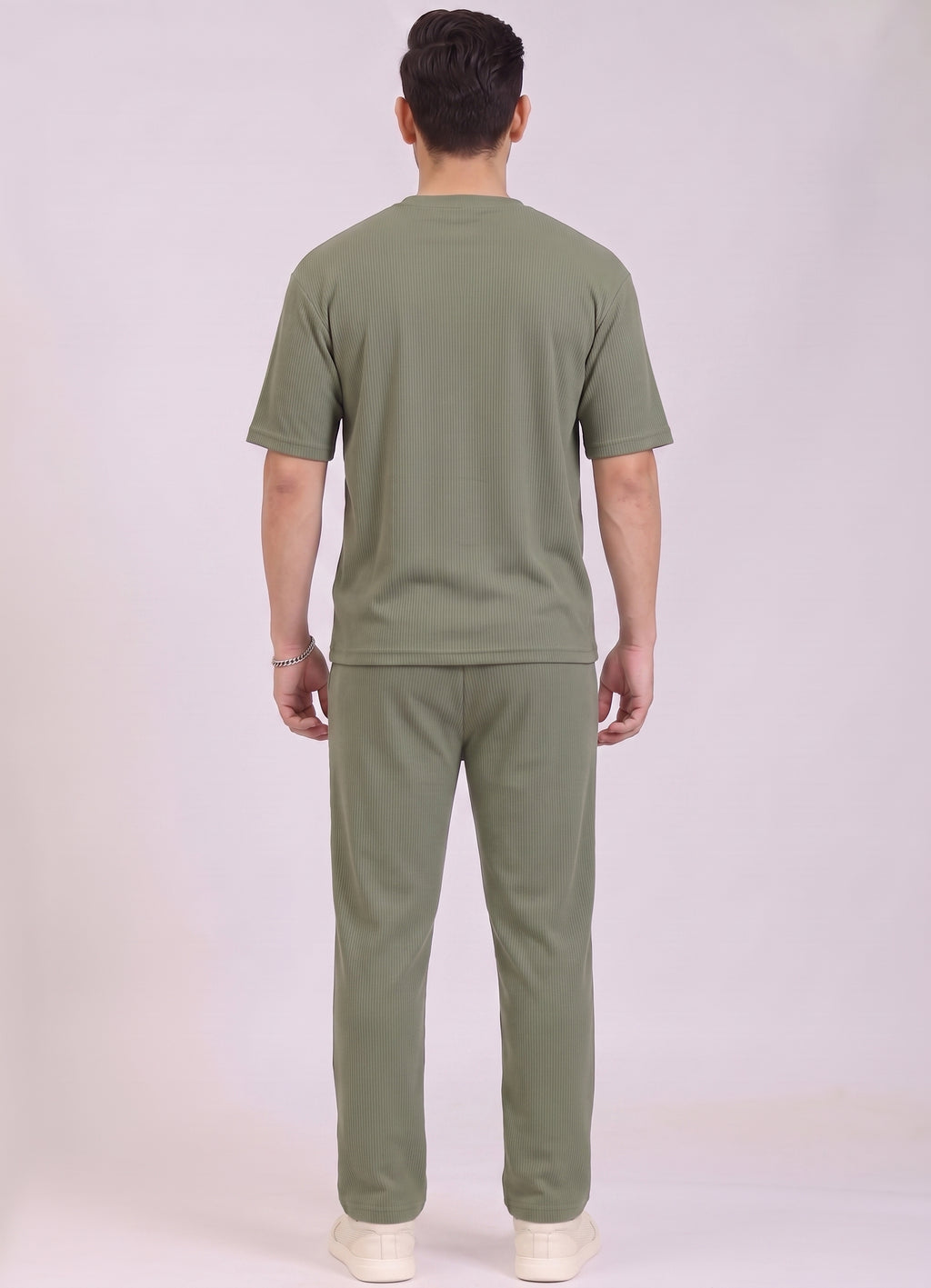 Mars Infiniti Pure Cotton Night Suit Set For Mens' (Bottle Green)