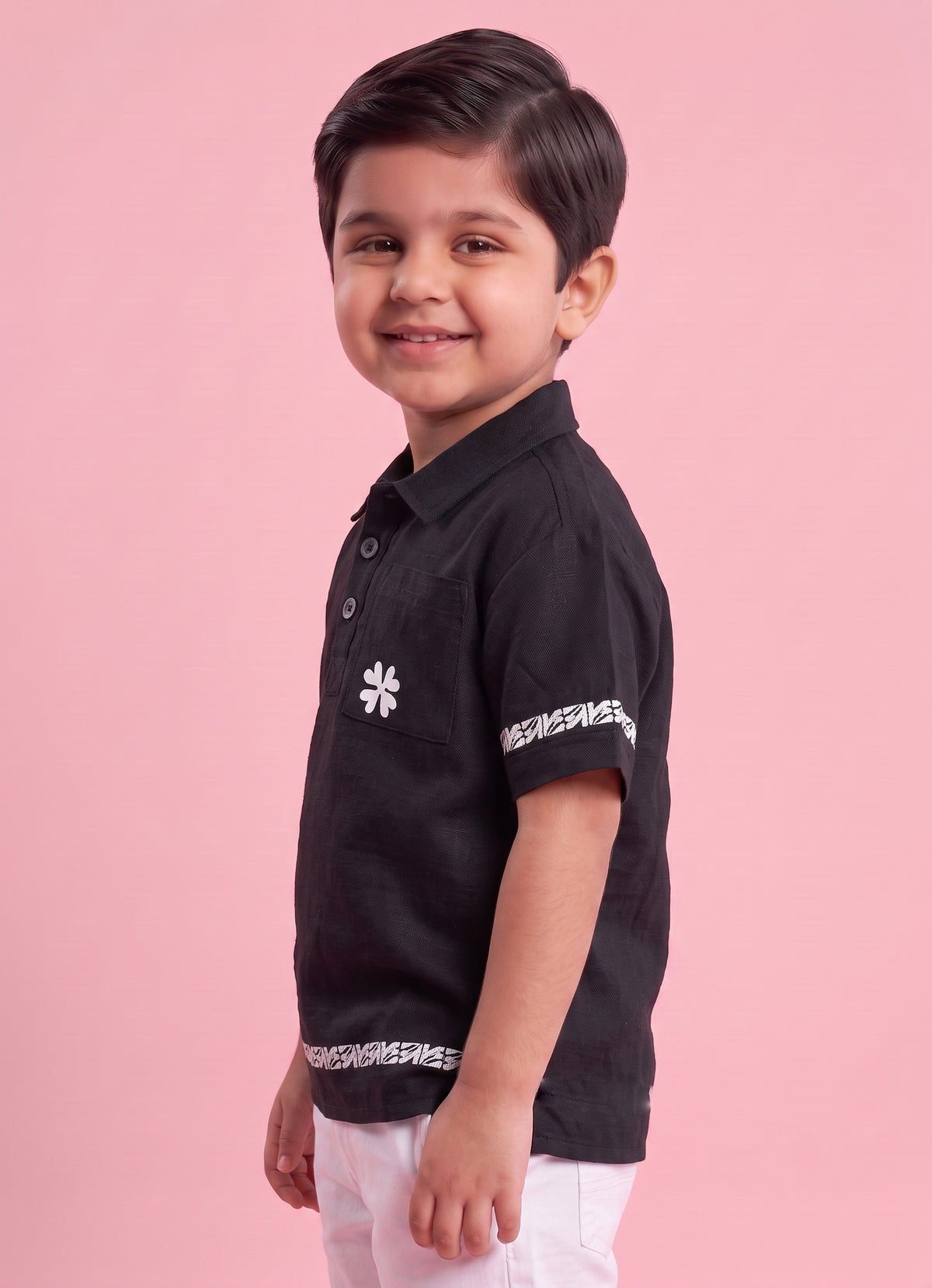 Mars Infiniti Boys All Over Printed Spread Collar Half Sleeves Shirt (Combo Set Pack of 4)