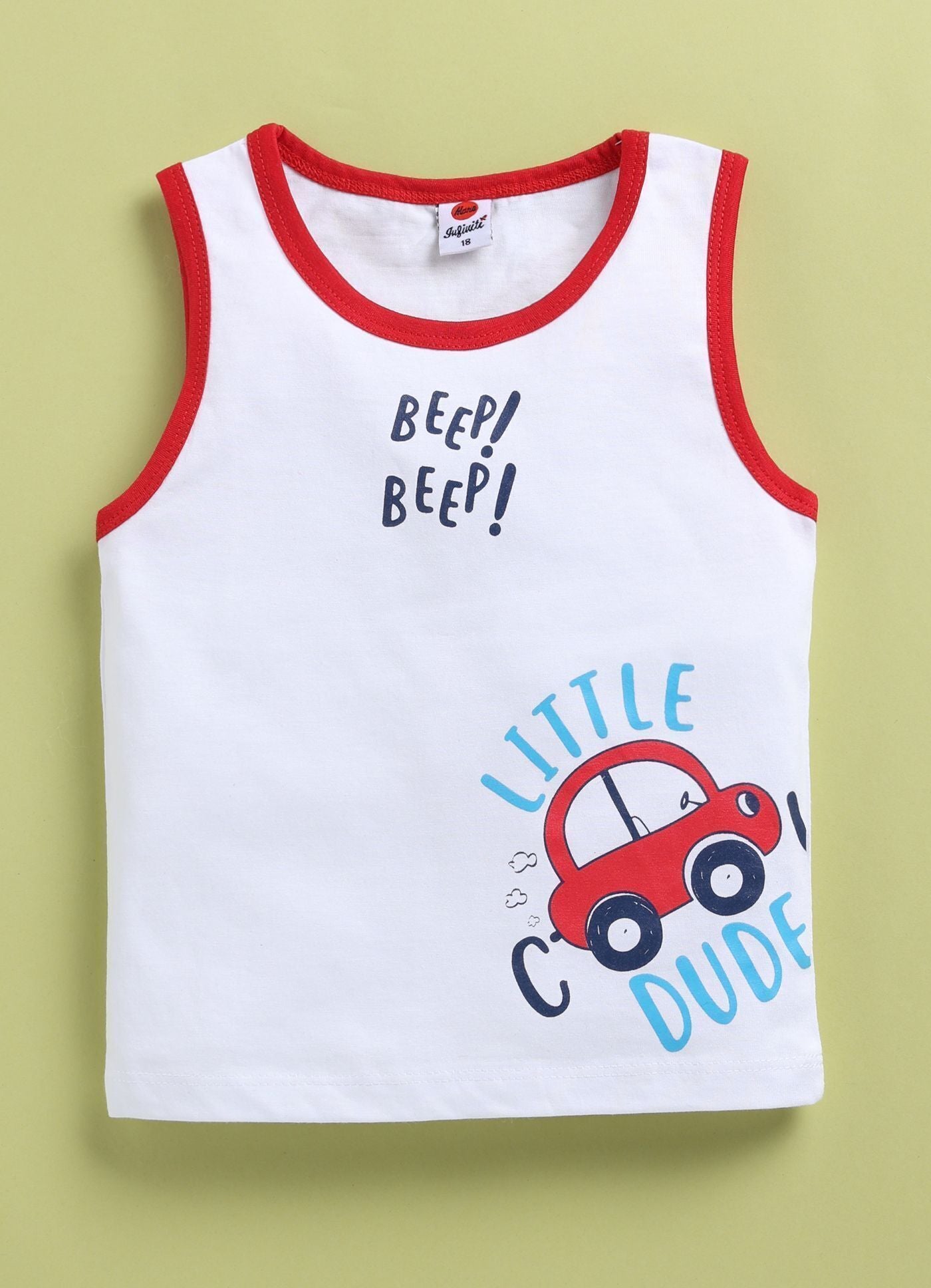 Mars Infiniti Baby Boys & Baby Girls Casual T-shirt Shorts (Red, White)