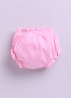 Mars Infiniti Pure Cotton Sleeveless Frock and Panty Set| Coordinated Outfit| Infant Dress|Collared Frock|Baby Pink