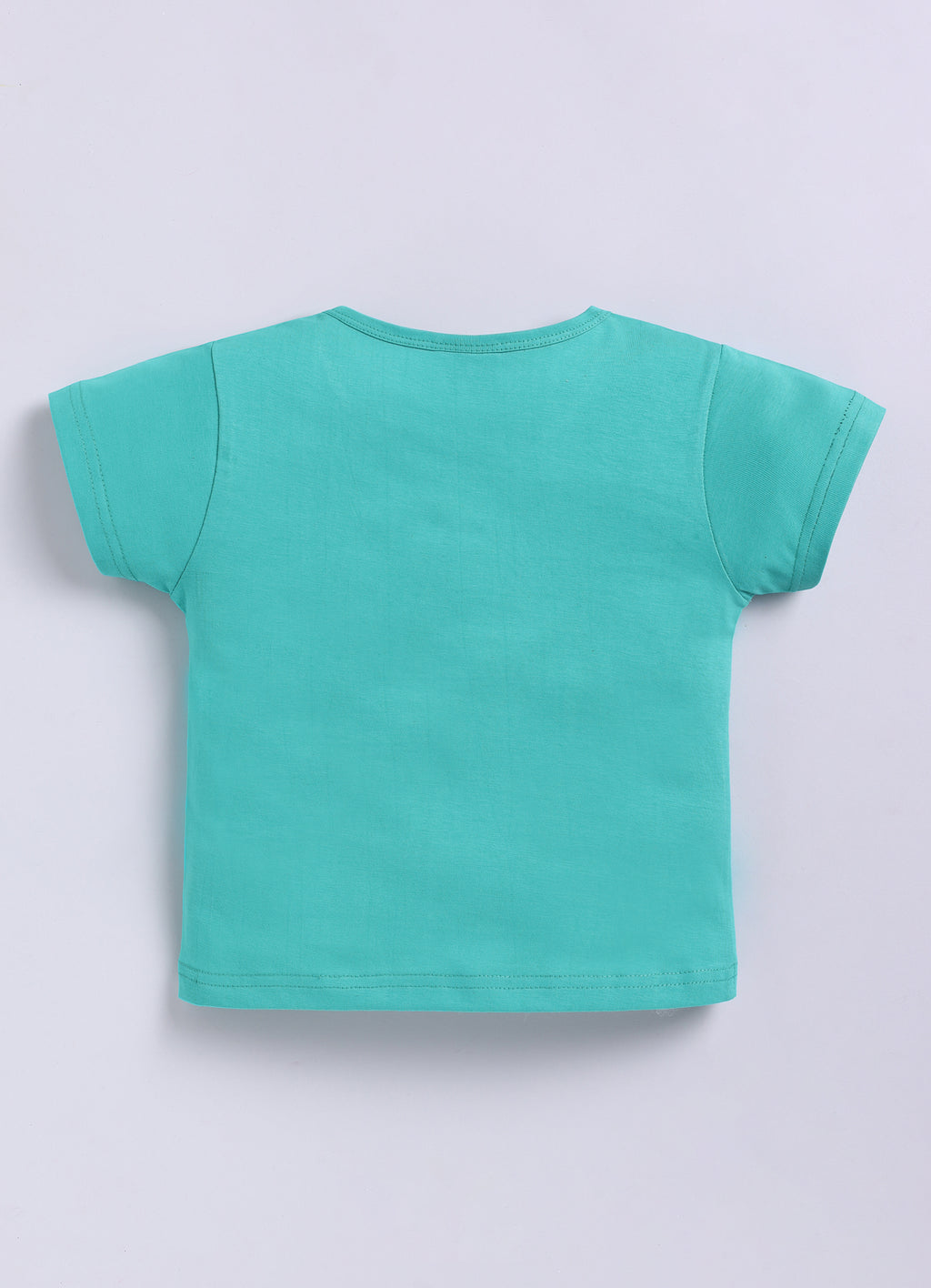 Mars Infiniti Pure Cotton Tshirts for Girls Kids | Summer Tops for Babygirls |Playful Printed tees | Halfsleeve Tshirts| Colorful Playful Printed Tops| Green