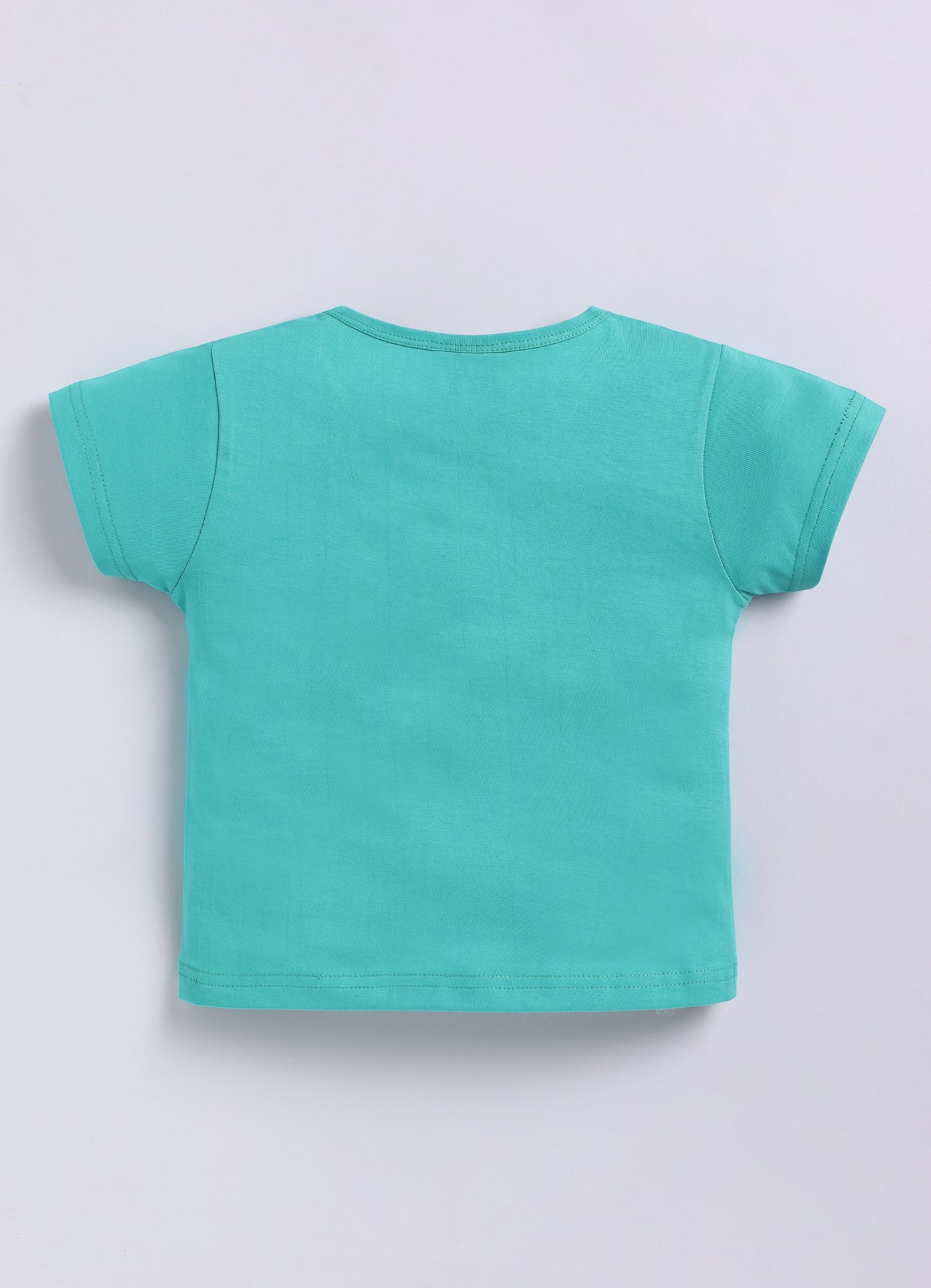 Mars Infiniti Pure Cotton Tshirts for Girls Kids | Summer Tops for Babygirls |Playful Printed tees | Halfsleeve Tshirts| Colorful Playful Printed Tops| Green