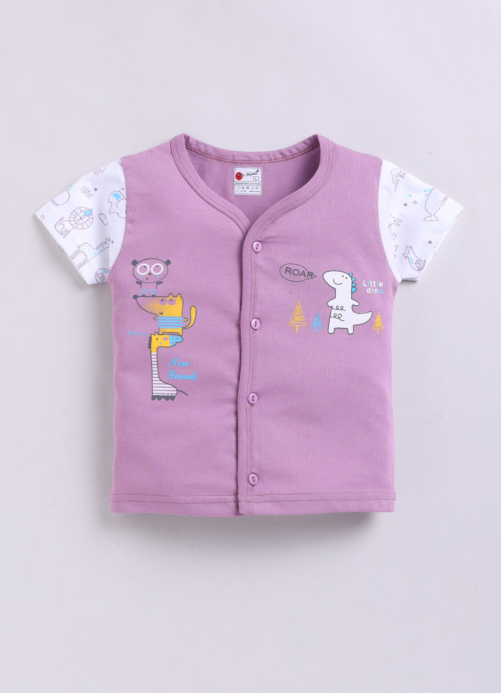 Mars Infiniti Baby Boys & Baby Girls Casual T-shirt Shorts (wine, white)