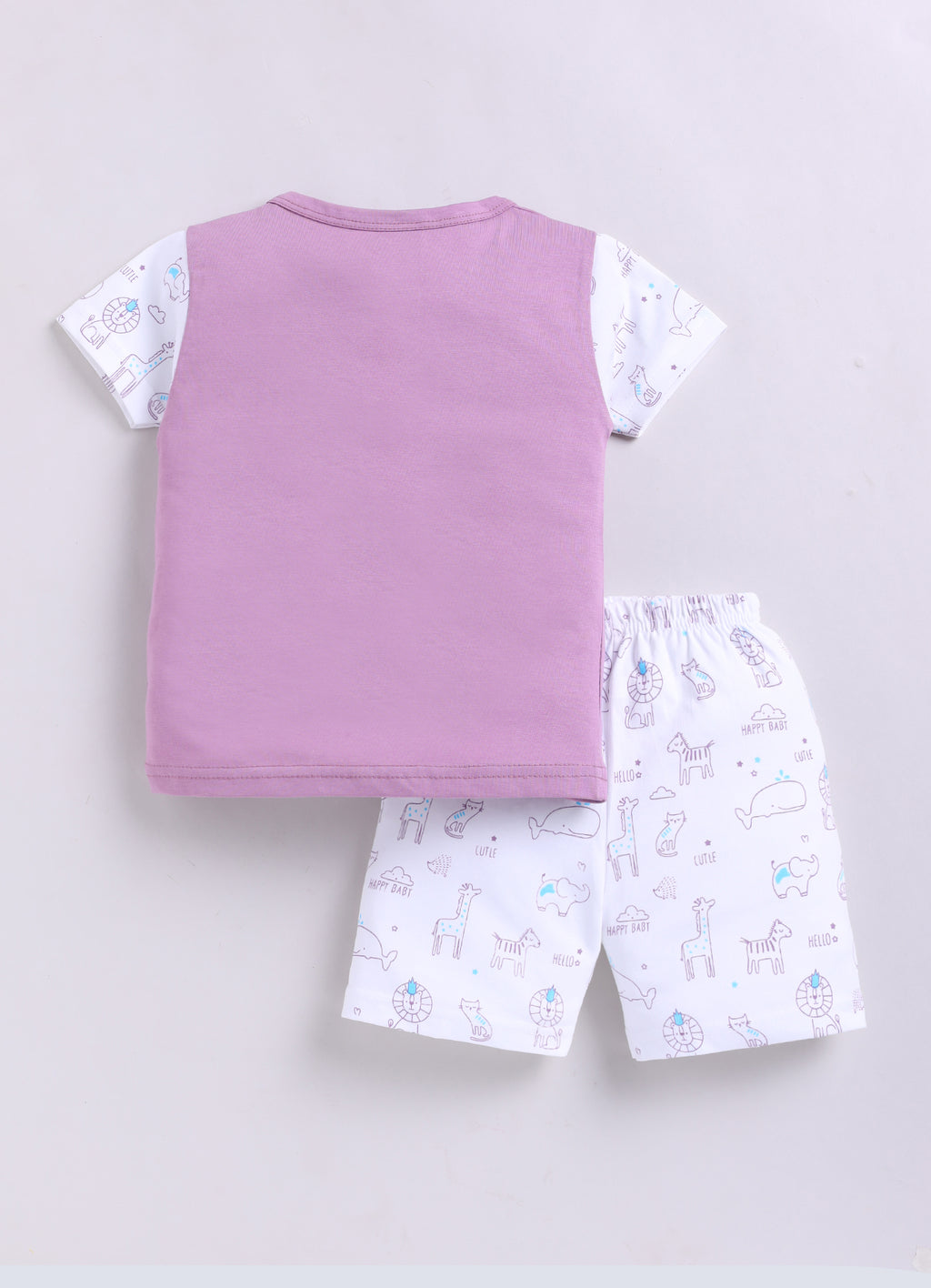 Mars Infiniti Baby Boys & Baby Girls Casual T-shirt Shorts (wine, white)