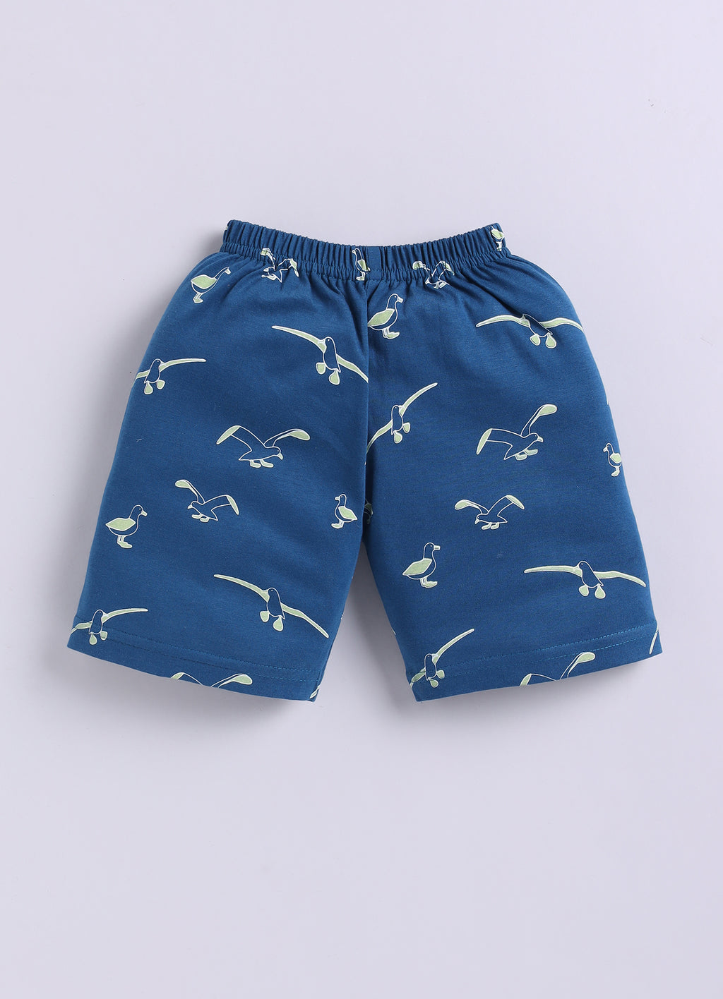 Mars Infiniti Pure Cotton Back Printed Half Sleeves T-Shirt and Half Pant Set for Boys Kids| Kids boys tshirt and half pant set| Coordinated Set for Unisex kids|Light Green