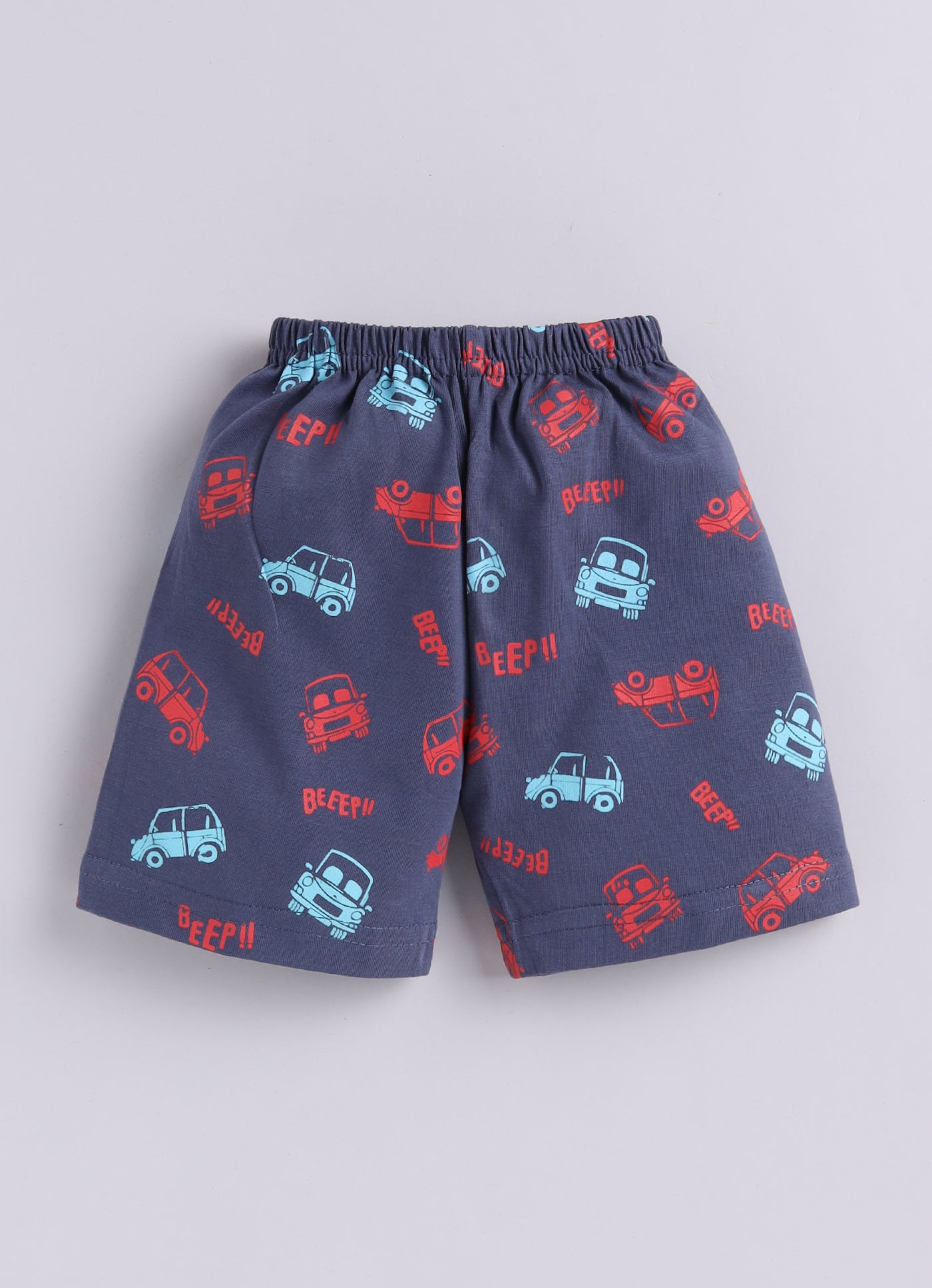 Mars Infiniti Baby Boys Pure Cotton Half Sleeve shoulder buttoned T-shirt & Shorts Set