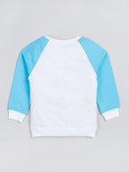 Mars Infiniti Full Sleeve Printed Baby Boys & Baby Girls Sweatshirt (White)