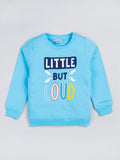 Mars Infiniti Roundneck Full Sleeve Printed Baby Boys & Baby Girls Sweatshirt (Sky Blue)