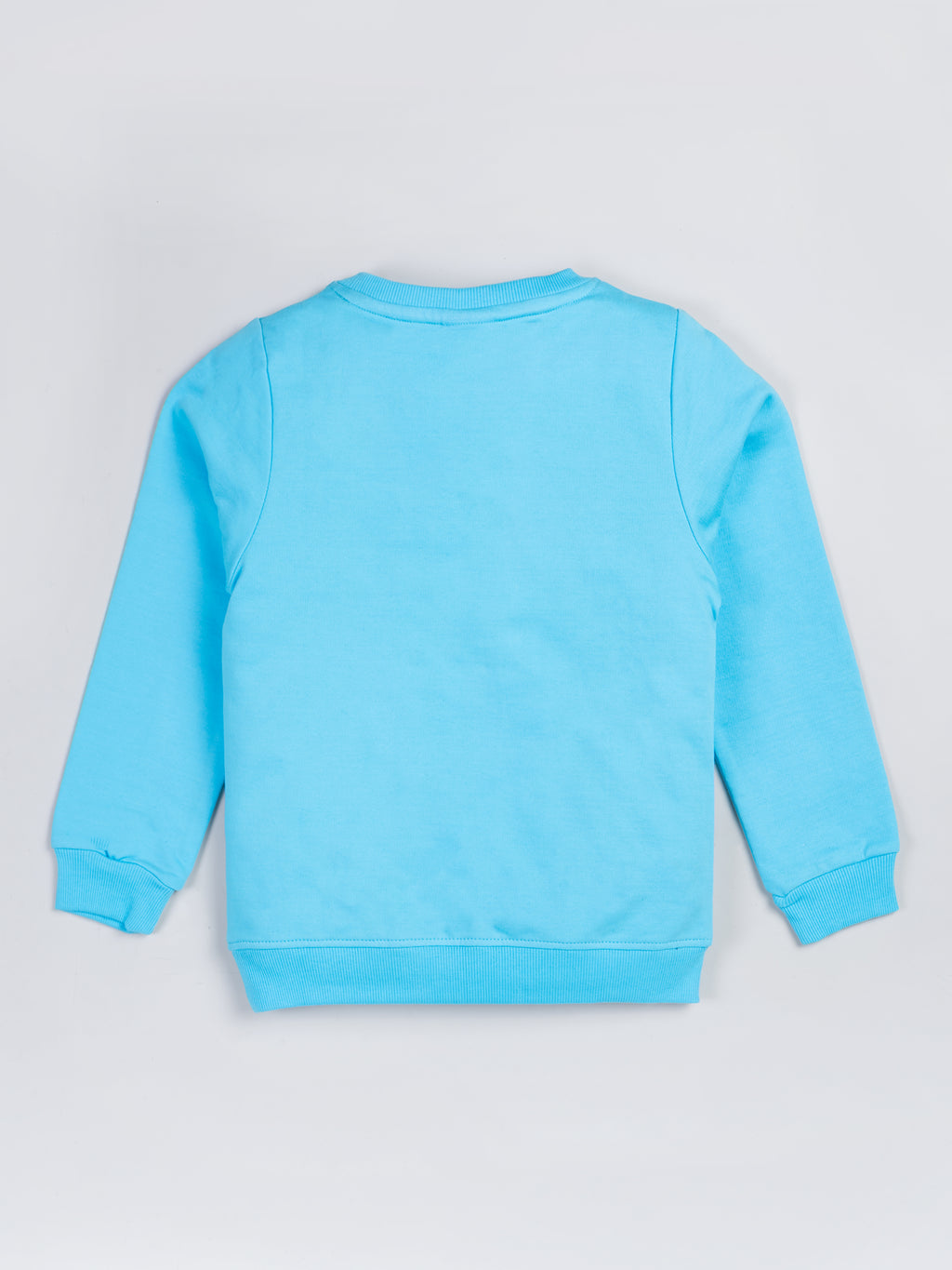 Mars Infiniti Roundneck Full Sleeve Printed Baby Boys & Baby Girls Sweatshirt (Sky Blue)