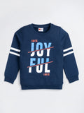 Mars Infiniti Full Sleeve Printed Baby Boys & Baby Girls Sweatshirt (Deep Blue)