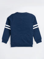 Mars Infiniti Full Sleeve Printed Baby Boys & Baby Girls Sweatshirt (Deep Blue)
