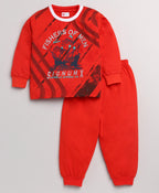 Mars Infiniti Boys & Girls Casual T-shirt Pant (Red)
