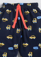 Mars Infiniti Boys Casual T-shirt Track Pants (Mustard)