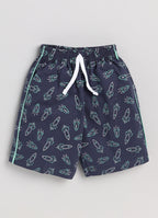 Mars Infiniti Boys Pure Cotton Half Sleeve T-shirt & Shorts Set
