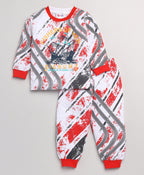 Mars Infiniti Boys & Girls Casual T-shirt Pant (Red)