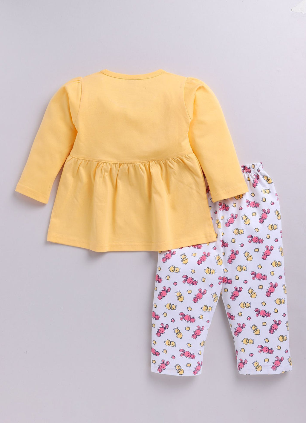 Mars Infiniti Baby Girls Casual Dress Pant (Yellow, White)