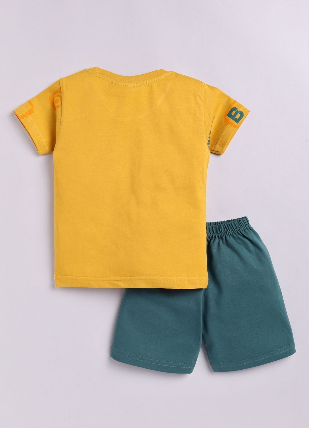 Mars Infiniti Boys Casual T-shirt Shorts (Mustard)