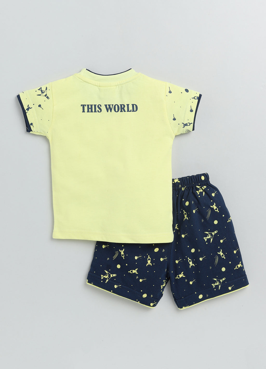 Mars Infiniti Boys Pure Cotton Half Sleeve T-shirt & Shorts Set