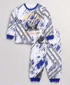 Mars Infiniti Boys & Girls Casual T-shirt Pant (Blue)