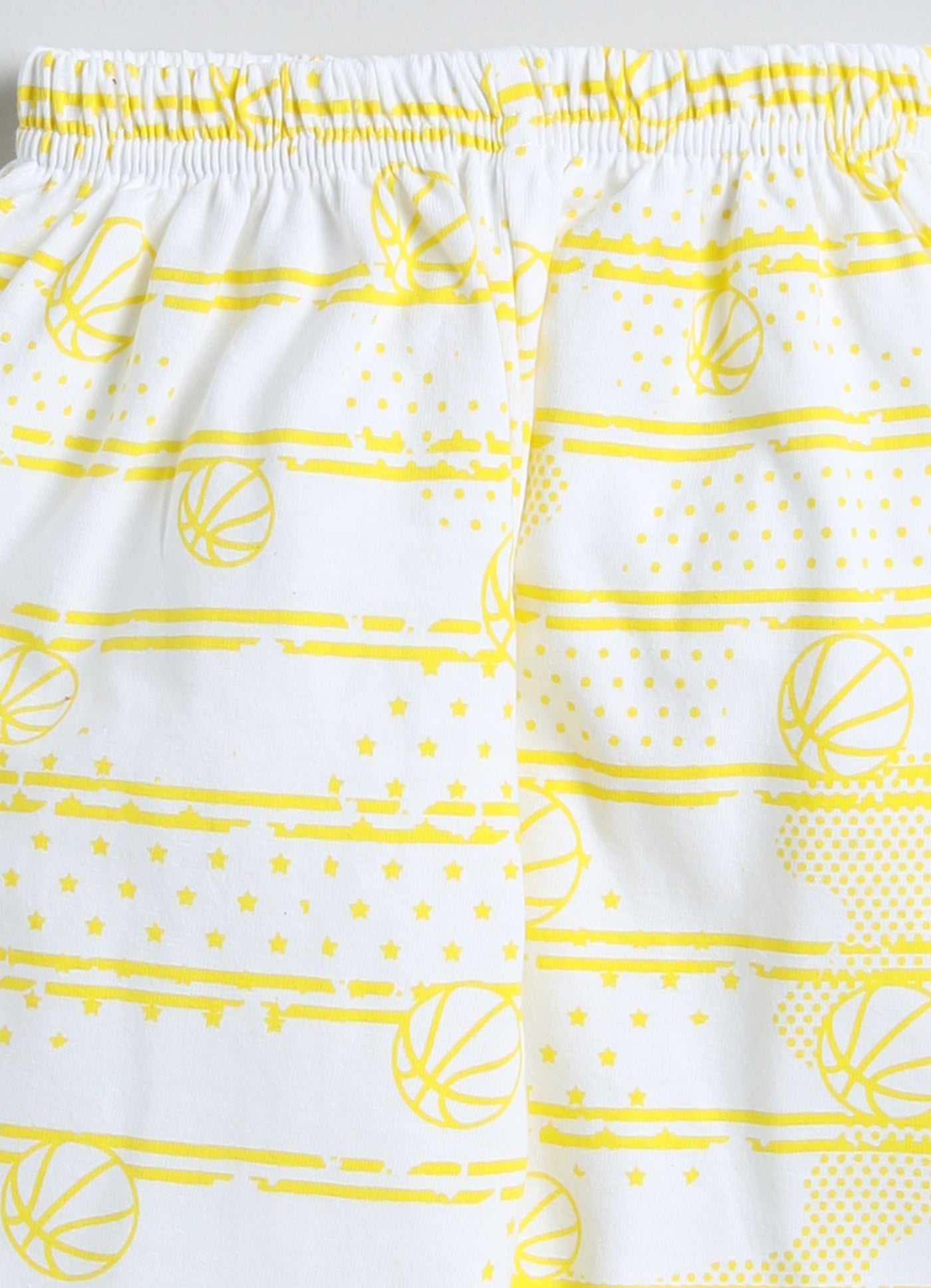 Mars Infiniti Boys & Girls Casual T-shirt Pant (Yellow)