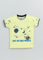 Mars Infiniti Boys Pure Cotton Half Sleeve T-shirt & Shorts Set