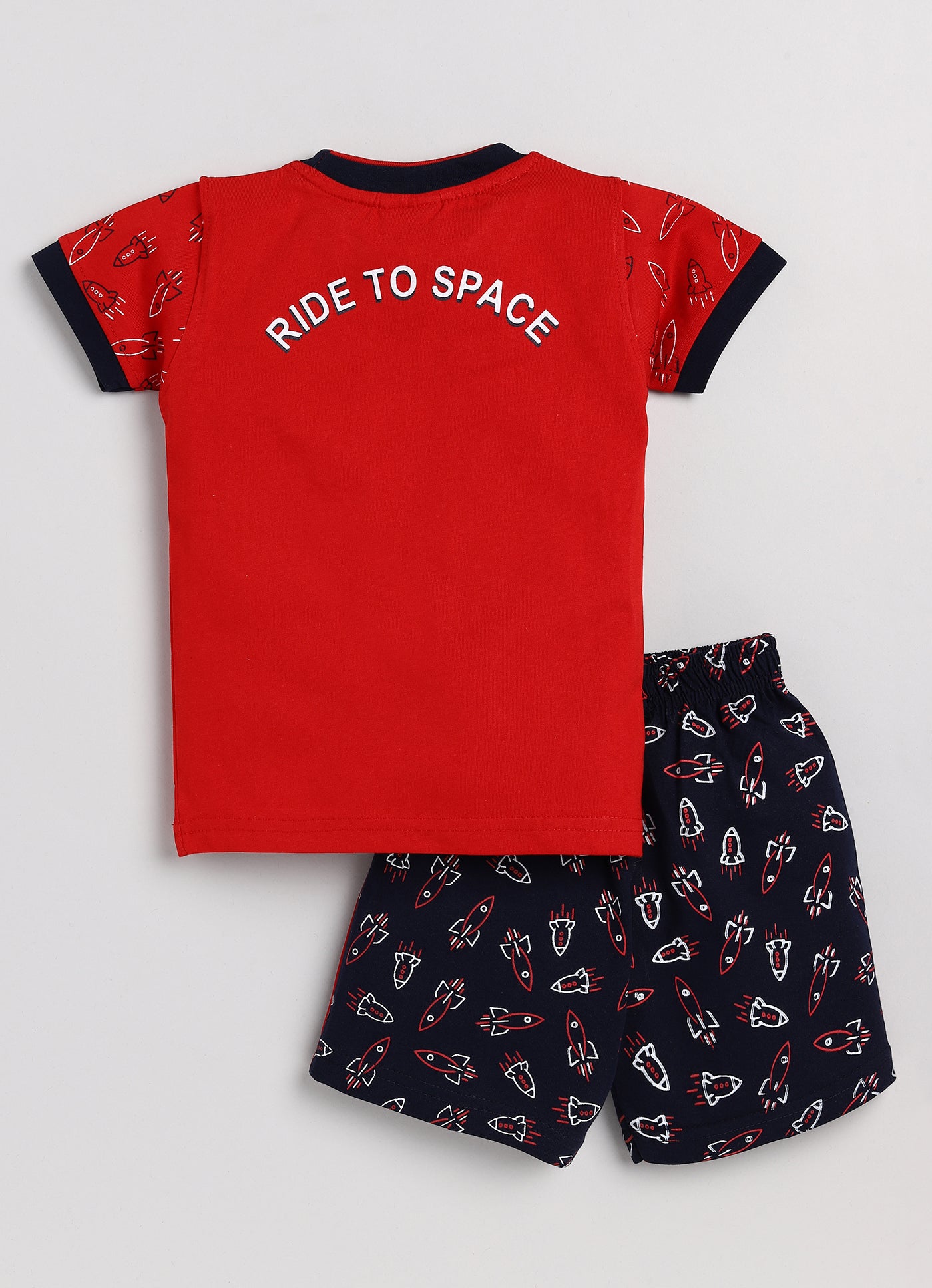 Mars Infiniti Boys Pure Cotton Half Sleeve T-shirt & Shorts Set