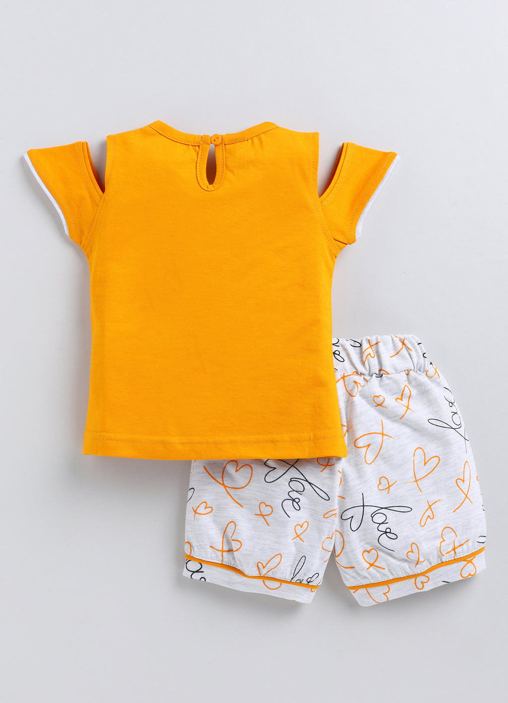 Mars Infiniti Baby Girls Casual Top Capri (Blue, Pink, Mustard)