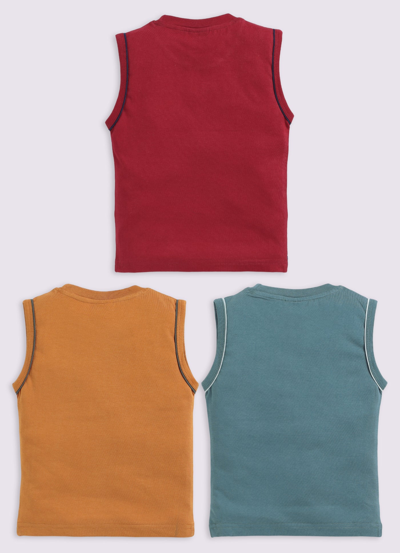 Mars Infiniti Boys Printed Pure Cotton Regular T Shirt - Pack of 3