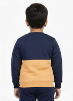 Mars Infiniti Full Sleeve Printed Boys & Girls Winter Sweatshirt (Deep Blue)