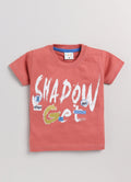 Mars Infiniti Blue Color Stylish Half T Shirt - Mustard