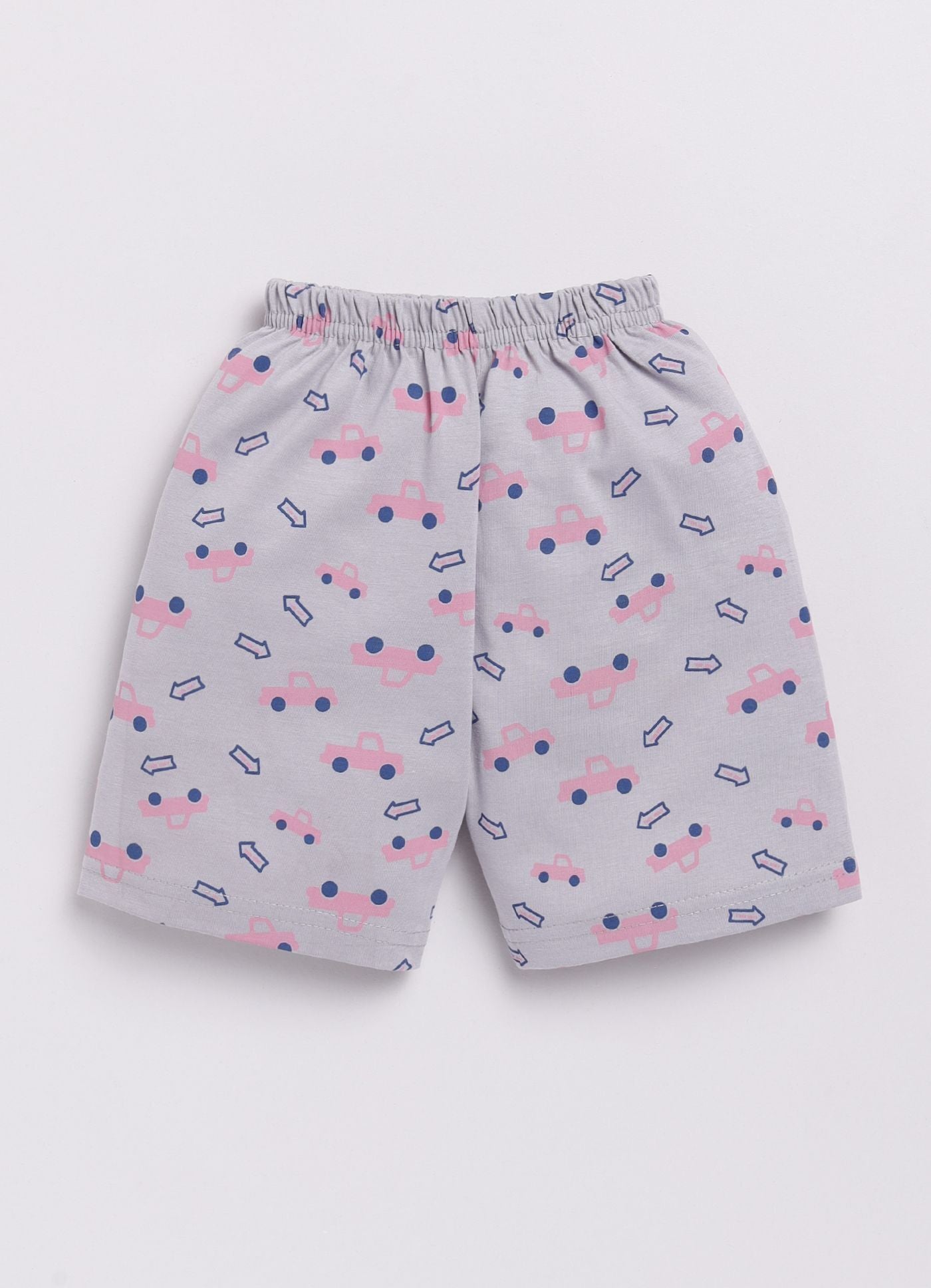 Mars Infiniti Boys & Girls Casual T-shirt Shorts (Pink, Melange)