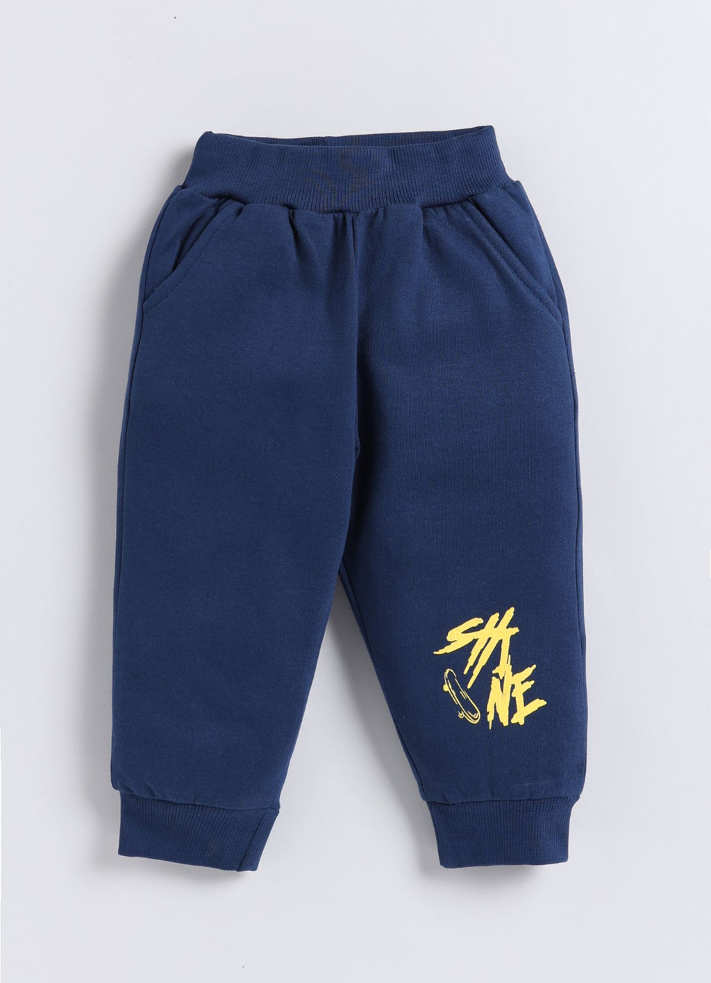 Mars Infiniti Boys & Girls Casual Sweatshirt Sweatpant (Yellow, Navy Blue)