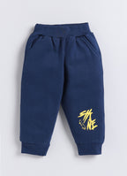 Mars Infiniti Boys & Girls Casual Sweatshirt Sweatpant (Yellow, Navy Blue)